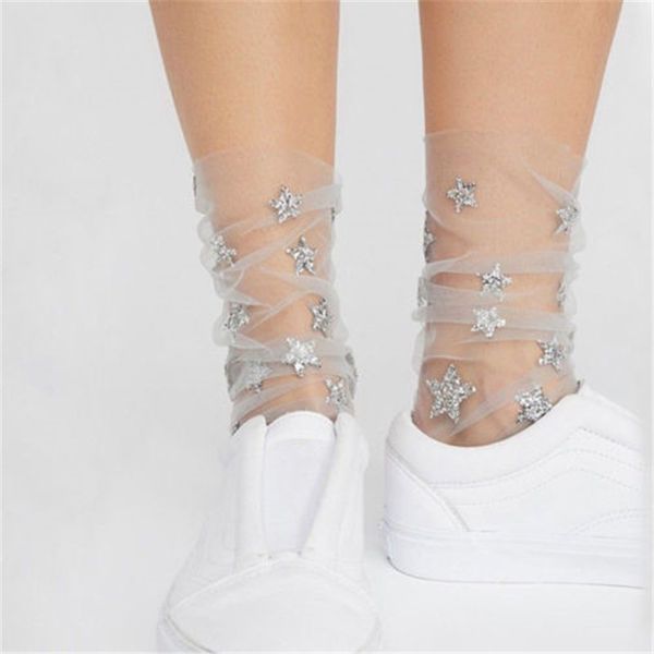 one pairs ladies women girl popular fashion causal solid glitter thin soft star sheer mesh tulle fishnet hosiery stockings, Black;white
one pairs ladies women girl popular fashion causal solid glitter thin soft star sheer mesh tulle fishnet hosiery stockings, Black;white