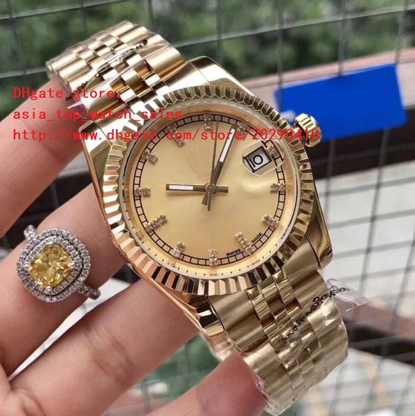 3 color 2018 latest version 116234 diamond dial 35mm 18 k gold mechanical automatic mens & woman watches, Slivery;brown
3 color 2018 latest version 116234 diamond dial 35mm 18 k gold mechanical automatic mens & woman watches, Slivery;brown