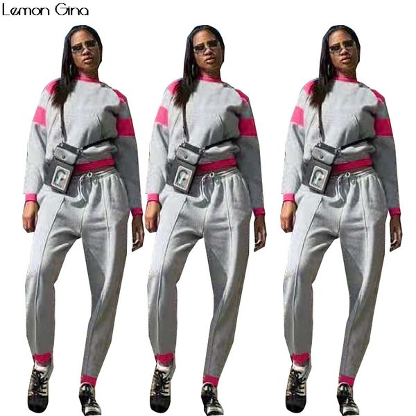 women's tracksuits new long sleeve pullovers patchwork sweatshirts hooodies long pants two pieces set suits outfits hm6063, White
women's tracksuits new long sleeve pullovers patchwork sweatshirts hooodies long pants two pieces set suits outfits hm6063, White