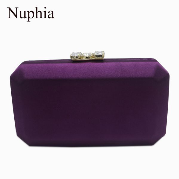 nuphia new silk satin evening box clutches and evening bags purple/red/pink/green/black d18110106
nuphia new silk satin evening box clutches and evening bags purple/red/pink/green/black d18110106