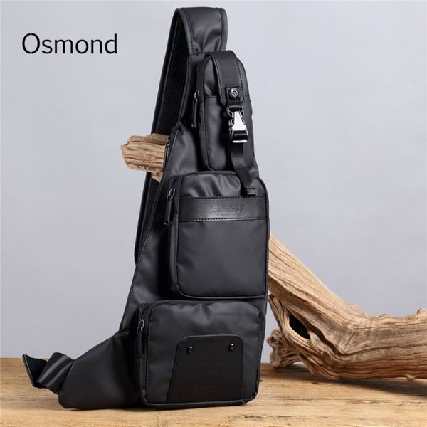osmond male chest bag waterproof nylon waist bag for men black fanny pack casual crossbody messenger large capacity handbag
osmond male chest bag waterproof nylon waist bag for men black fanny pack casual crossbody messenger large capacity handbag