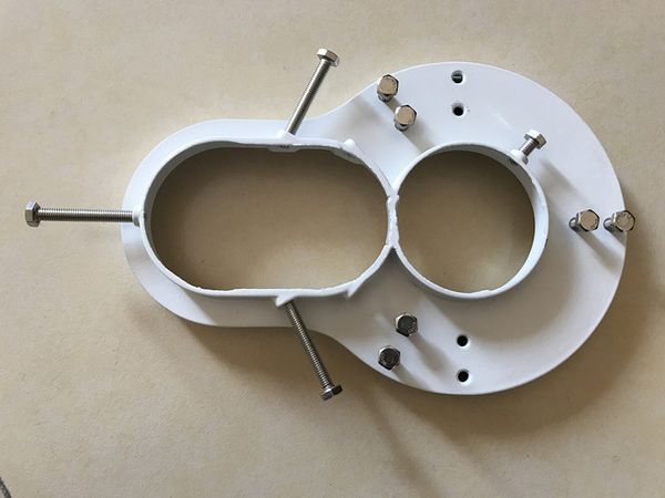 C Band Dual LNB Holder, Dual Satellite LNB Bracket Holder (5 degree), LNBF Holder for prime focus antenna
C Band Dual LNB Holder, Dual Satellite LNB Bracket Holder (5 degree), LNBF Holder for prime focus antenna