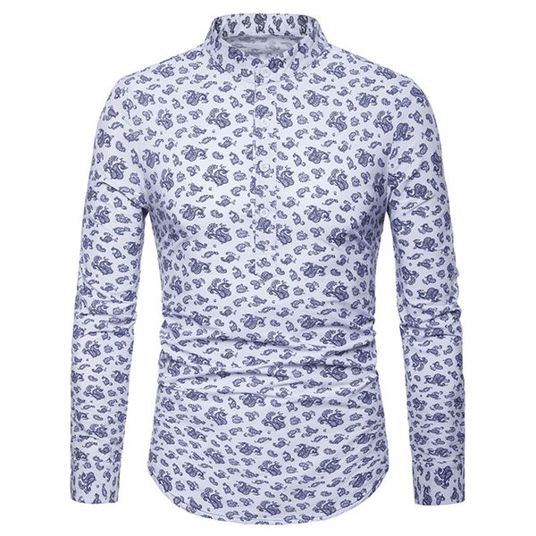 mens hipster mandarin collar long sleeve dress shirt 2018 fashion paisley henley shirt men wedding party shirts camisas xxl, White;black
mens hipster mandarin collar long sleeve dress shirt 2018 fashion paisley henley shirt men wedding party shirts camisas xxl, White;black