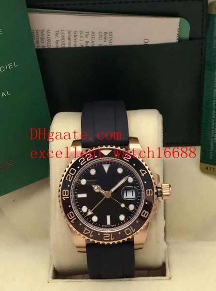 2018 luxury watches gmt 40 mm 126715chnr black brown ceramic bezel sapphire glass black dial asian 2813 automatic mechanical rubber strap, Slivery;brown
2018 luxury watches gmt 40 mm 126715chnr black brown ceramic bezel sapphire glass black dial asian 2813 automatic mechanical rubber strap, Slivery;brown