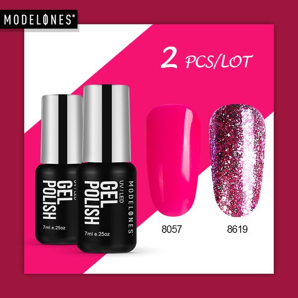 modelones 2pcs/lot glitter nail gel polish kits soak off long lasting led hybrid gel nail polish platinum pink color enamel, Red;pink
modelones 2pcs/lot glitter nail gel polish kits soak off long lasting led hybrid gel nail polish platinum pink color enamel, Red;pink