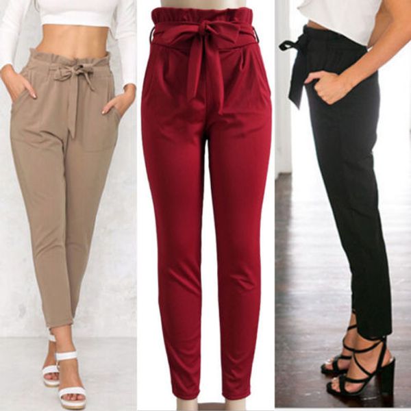 women cotton blend harem pants elastic high waist cropped length trousers solid, Black;white
women cotton blend harem pants elastic high waist cropped length trousers solid, Black;white