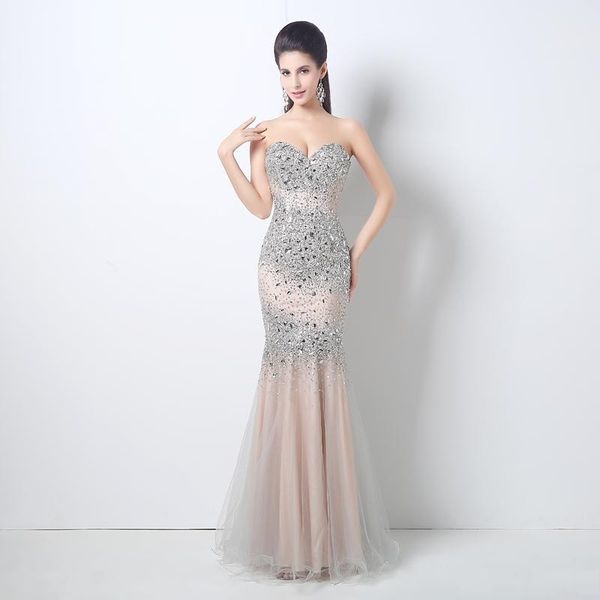 new shooting in kind fishtail long prom party dresses tube halter big handmade beaded sleeveless evening dresses dh451, Black
new shooting in kind fishtail long prom party dresses tube halter big handmade beaded sleeveless evening dresses dh451, Black