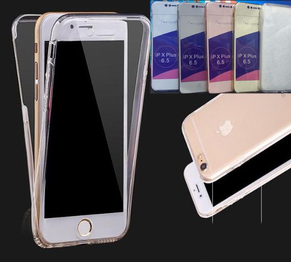 360 degree full body coverage crystal soft tpu cases for iphone 11 xi r xr xs max x 10 8 7 samsung note 10 pro front+back dual 2in1 cover
360 degree full body coverage crystal soft tpu cases for iphone 11 xi r xr xs max x 10 8 7 samsung note 10 pro front+back dual 2in1 cover