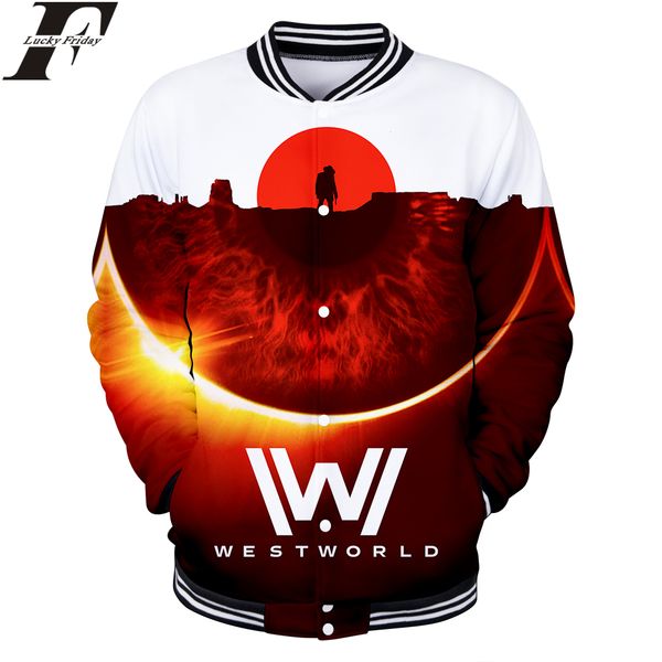 west world 3d baseball jacket tv show man/women 2018 baseball jacket fashion collage preppy style clothes plus size, Black;brown
west world 3d baseball jacket tv show man/women 2018 baseball jacket fashion collage preppy style clothes plus size, Black;brown