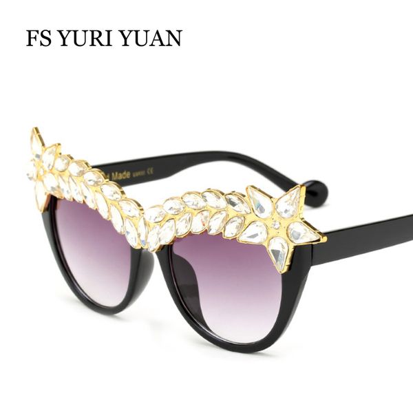 2018 big crystal sunglasses oversize women cat eye glasses fashion luxury rhinestone eyewear beach decoration, White;black
2018 big crystal sunglasses oversize women cat eye glasses fashion luxury rhinestone eyewear beach decoration, White;black