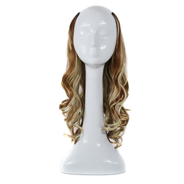long body wave synthetic half wig coffee mix beige hair wigs no bang wig for women heat resistant wig, Black
long body wave synthetic half wig coffee mix beige hair wigs no bang wig for women heat resistant wig, Black