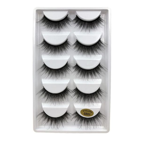 5 pairs 3d mink hair eyelashes natural thicker type false eyelashes extension make up beauty tools
5 pairs 3d mink hair eyelashes natural thicker type false eyelashes extension make up beauty tools