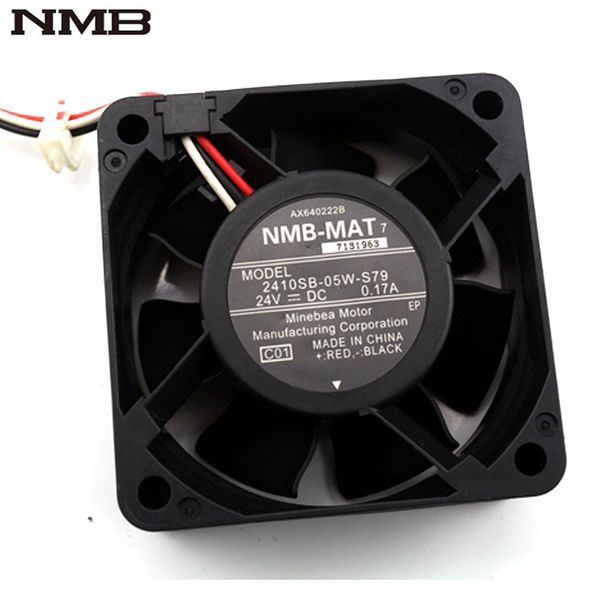 original nmb 6cm 6025 2410sb-05w-s79 60*60*25mm dc 24v 0.17a inverter cooling fan
original nmb 6cm 6025 2410sb-05w-s79 60*60*25mm dc 24v 0.17a inverter cooling fan