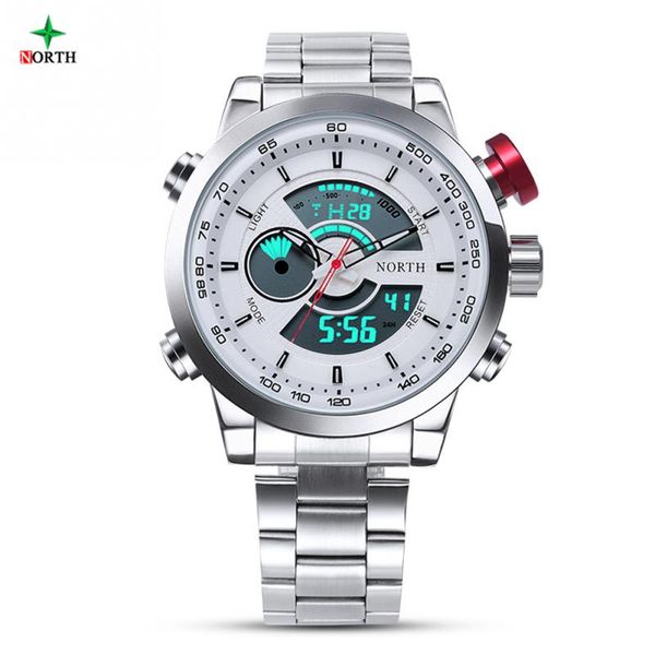 men sport wristwatches multifunction led digital analog display male watch waterproof analog round casual quartz watches, Slivery;brown
men sport wristwatches multifunction led digital analog display male watch waterproof analog round casual quartz watches, Slivery;brown