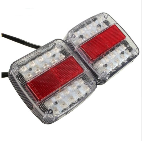 2pcs 12v 26 led taillight turn signal light rear brake slight number license plate lamp for car truck trailer e-marked
2pcs 12v 26 led taillight turn signal light rear brake slight number license plate lamp for car truck trailer e-marked