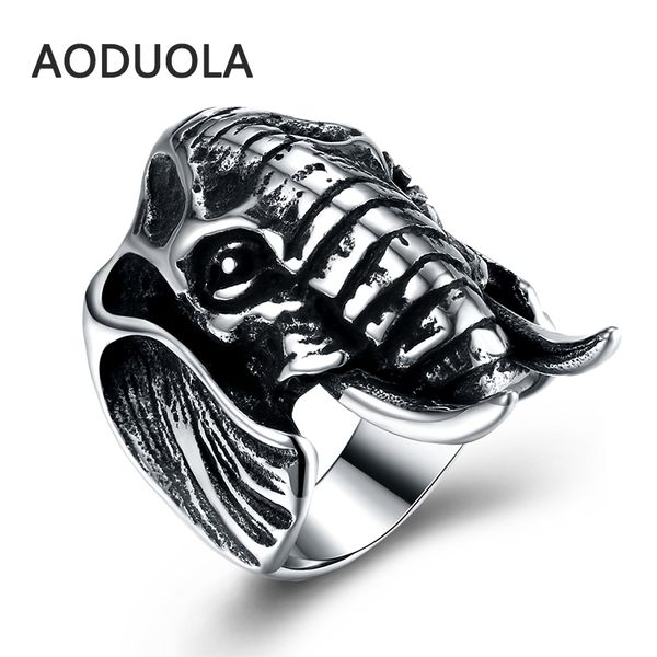 stainless steel ring animal elephant punk big size rings vintage biker large antique men's rings for seal men rock mens jewelry, Golden;silver
stainless steel ring animal elephant punk big size rings vintage biker large antique men's rings for seal men rock mens jewelry, Golden;silver