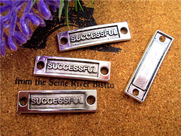 36pcs--successful charms, antique silver rectangle successful charm pendants, successful tag charm connector 10x36mm, Bronze;silver
36pcs--successful charms, antique silver rectangle successful charm pendants, successful tag charm connector 10x36mm, Bronze;silver