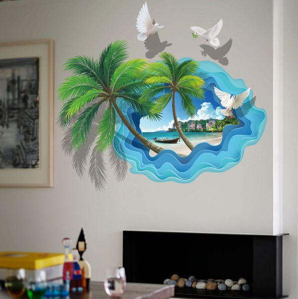 coconut tree birds wall stickers diy home decoration wallpaper poster decorative living room wall decor
coconut tree birds wall stickers diy home decoration wallpaper poster decorative living room wall decor