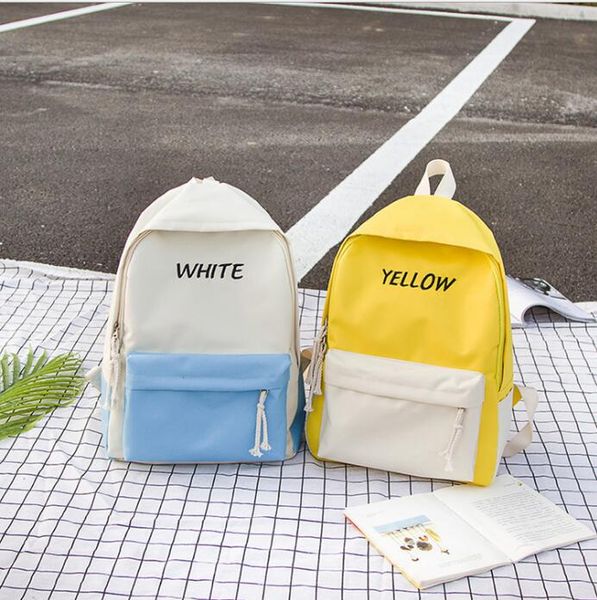 backpack youth 2018 new original personality couple backpack men and women students hit color fashion laptop
backpack youth 2018 new original personality couple backpack men and women students hit color fashion laptop