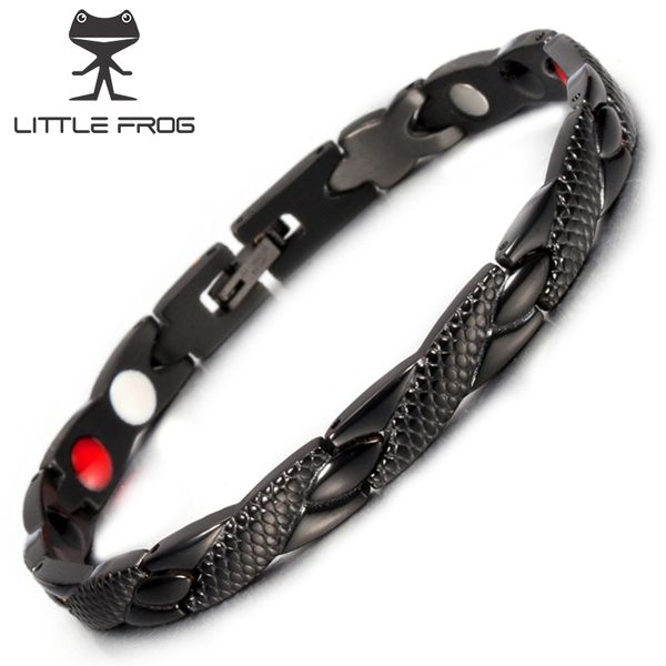 little frog2018 new dragon design black magnetic bracelet man stainless steel chain link health energy germanium bracelet bangle, Golden;silver
little frog2018 new dragon design black magnetic bracelet man stainless steel chain link health energy germanium bracelet bangle, Golden;silver