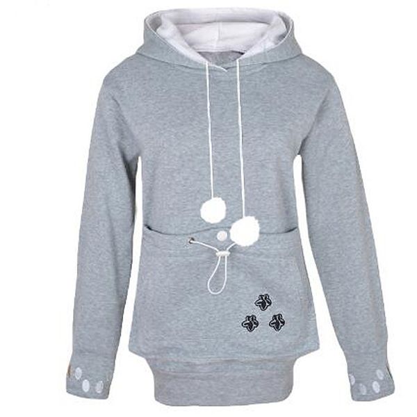 new plus size long sleeve embroidery women big pocket sweatshirts with cuddle pouch dog /cat pet hoodies casual pullovers warm hot, Black
new plus size long sleeve embroidery women big pocket sweatshirts with cuddle pouch dog /cat pet hoodies casual pullovers warm hot, Black