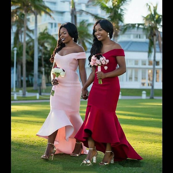 off-the-shoulder short bridesmaid dresses 2019 new simple style red pink high low satin mermaid wedding prom evening gowns custom made b121, Blue;red
off-the-shoulder short bridesmaid dresses 2019 new simple style red pink high low satin mermaid wedding prom evening gowns custom made b121, Blue;red
