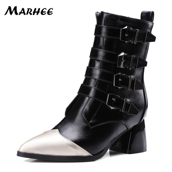 marhee марка женская мотоциклетная бутылка punk стиль пряжка серый черный зимние сапоги середины теленка 6 см коренастый обувь размер 4.5-12, Black
marhee марка женская мотоциклетная бутылка punk стиль пряжка серый черный зимние сапоги середины теленка 6 см коренастый обувь размер 4.5-12, Black