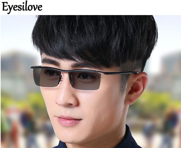 eyesilove men's ultra-light myopia pchromic glasses titanium myopia glasses sensitive lenses transition lenses -0.0 to -6.00, Silver
eyesilove men's ultra-light myopia pchromic glasses titanium myopia glasses sensitive lenses transition lenses -0.0 to -6.00, Silver