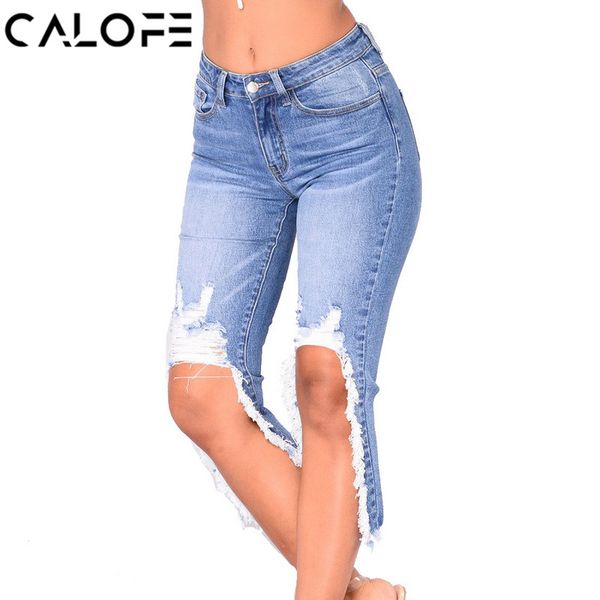 calofe hole ripped distressed jeans woman summer high waist denim short jeans women casual knee-length streetwear slim pants, Blue
calofe hole ripped distressed jeans woman summer high waist denim short jeans women casual knee-length streetwear slim pants, Blue