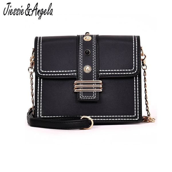 jiessie & angela fashion women bags new design girls' shoulder bag chain strap flap brands leather handbags vintage small bag
jiessie & angela fashion women bags new design girls' shoulder bag chain strap flap brands leather handbags vintage small bag
