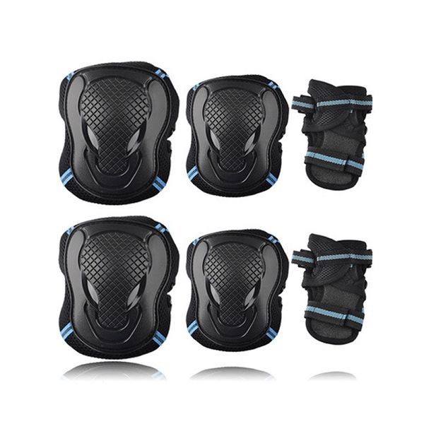 6pcs/set skateboard ice roller skating protective gear elbow pads wrist guard cycling riding knee protector for kids men women, Black;gray
6pcs/set skateboard ice roller skating protective gear elbow pads wrist guard cycling riding knee protector for kids men women, Black;gray