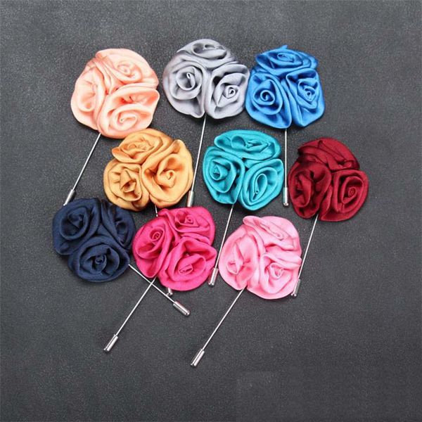 15 color classic men flower brooch pins fashion imitated silk fabric boutonniere stick lapel pin for suit party wedding jewelry, Gray
15 color classic men flower brooch pins fashion imitated silk fabric boutonniere stick lapel pin for suit party wedding jewelry, Gray