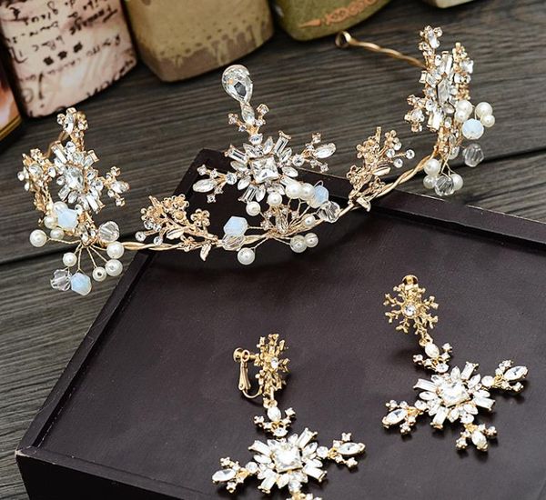 bridal crystal wedding dress accessories wedding performance drill hand headwear hoop earrings, Silver
bridal crystal wedding dress accessories wedding performance drill hand headwear hoop earrings, Silver