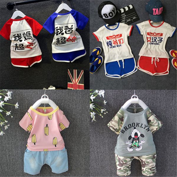 summer new style men's and women's children's wear wholesale style cotton children's trousers short-sleeve t-shirt two-p, Black;white
summer new style men's and women's children's wear wholesale style cotton children's trousers short-sleeve t-shirt two-p, Black;white