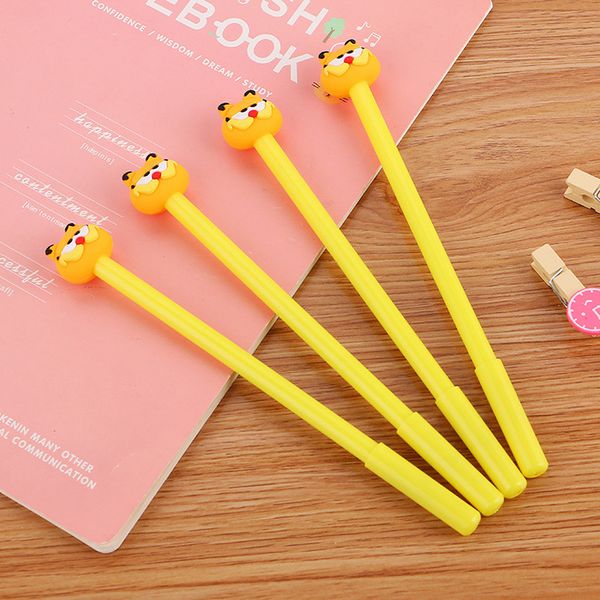 4 pcs/lot creative cute yellow kawaii cat 0.5mm black ink gel pens writing office school kids girls supplies stationery
4 pcs/lot creative cute yellow kawaii cat 0.5mm black ink gel pens writing office school kids girls supplies stationery
