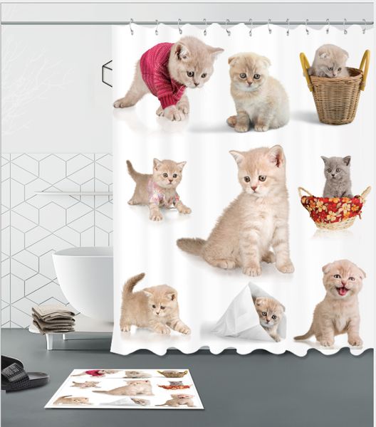 cute lover cat shower curtains bathroom with 12 hooks waterproof fabric accessories for home decor bath curtain gift
cute lover cat shower curtains bathroom with 12 hooks waterproof fabric accessories for home decor bath curtain gift