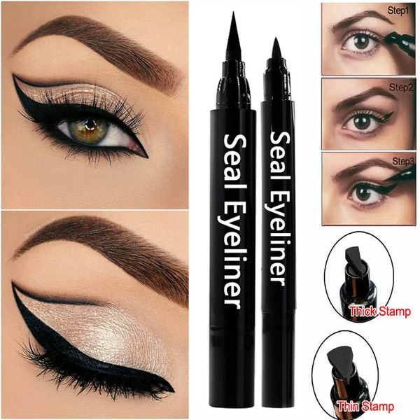 new double head seal eyeliner stamp pencil black wing shape eyeliner waterproof cat eye cosmetic makeup tool maquiagem
new double head seal eyeliner stamp pencil black wing shape eyeliner waterproof cat eye cosmetic makeup tool maquiagem