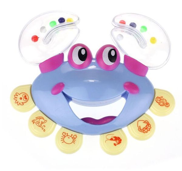 cute baby boys girls toy kids baby crab design handbell musical instrument jingle rattle toy fast shipping
cute baby boys girls toy kids baby crab design handbell musical instrument jingle rattle toy fast shipping