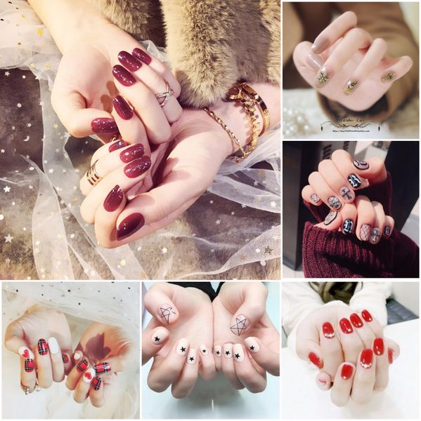 mutiple fashion fake nails 3d japanese cute lady full nail tips punk style princess middle-long 24pcs pure color false nails, Red;gold
mutiple fashion fake nails 3d japanese cute lady full nail tips punk style princess middle-long 24pcs pure color false nails, Red;gold