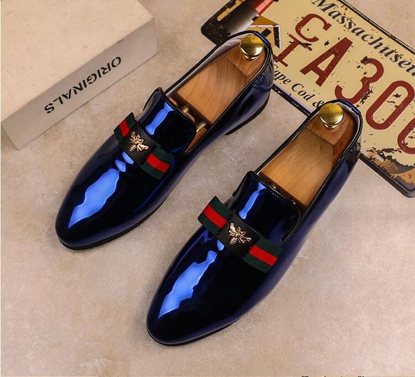 2019 new style fashion men dress italian leather shoes slip on fashion men leather moccasin glitter formal male shoes pointed toe shoes g24, Black
2019 new style fashion men dress italian leather shoes slip on fashion men leather moccasin glitter formal male shoes pointed toe shoes g24, Black