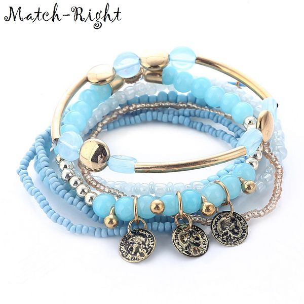 match-right women bohemia jewelry of multilayer elastic weave set bracelets & bangles with coins charm wrap bead bracelet lg-083, Golden;silver
match-right women bohemia jewelry of multilayer elastic weave set bracelets & bangles with coins charm wrap bead bracelet lg-083, Golden;silver