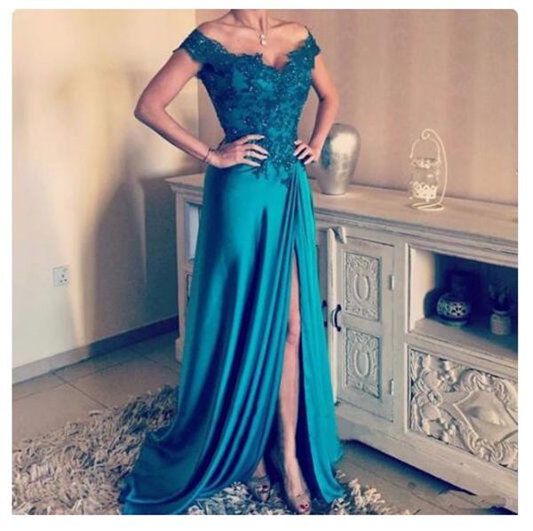 emerald green deep v neck evening dresses off the shoulder prom dresses custom made side split formal prom party dresses, Black;red
emerald green deep v neck evening dresses off the shoulder prom dresses custom made side split formal prom party dresses, Black;red