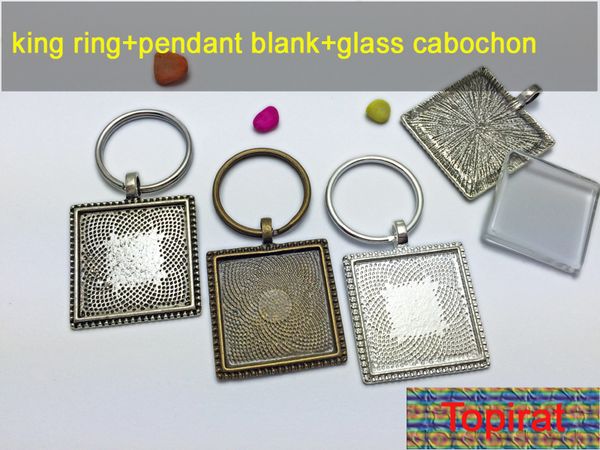 25mm key chain kits square inverted pendant trays setting blank+25mm square glass cabochon+25mm key split rings 20pcs/pack, Silver
25mm key chain kits square inverted pendant trays setting blank+25mm square glass cabochon+25mm key split rings 20pcs/pack, Silver
