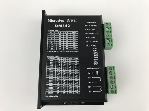 57step motor driver dm542 50v 4a 128 subdivision dsp digital mode 2 to 64 subdivision 8
57step motor driver dm542 50v 4a 128 subdivision dsp digital mode 2 to 64 subdivision 8