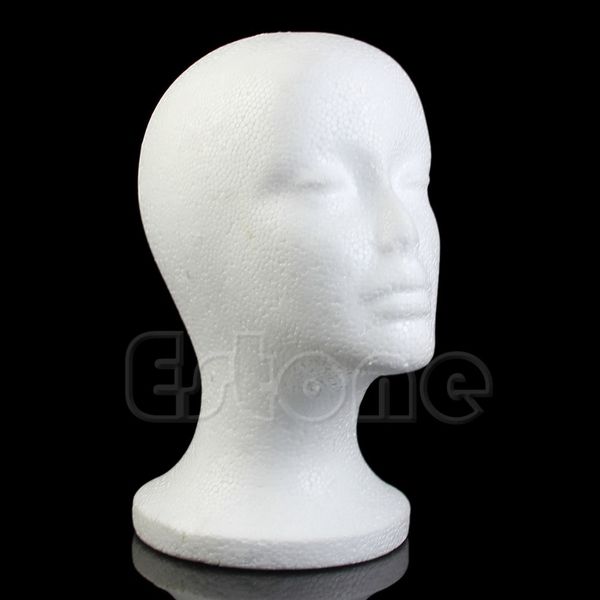 female styrofoam mannequin manikin head model foam wig hair hat glasses display white 1pc
female styrofoam mannequin manikin head model foam wig hair hat glasses display white 1pc