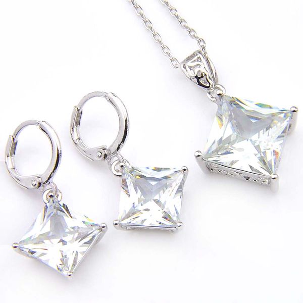 luckyshine 5 sets wedding jewelry sets square white z crystal cubic zirconia 925 silver pendants necklaces earrings holiday gift
luckyshine 5 sets wedding jewelry sets square white z crystal cubic zirconia 925 silver pendants necklaces earrings holiday gift