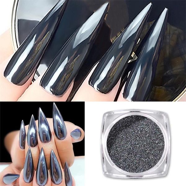 1g/box magic mirror black nail glitter powder shining chrome pigment dust diy nail art decorations, Silver;gold
1g/box magic mirror black nail glitter powder shining chrome pigment dust diy nail art decorations, Silver;gold