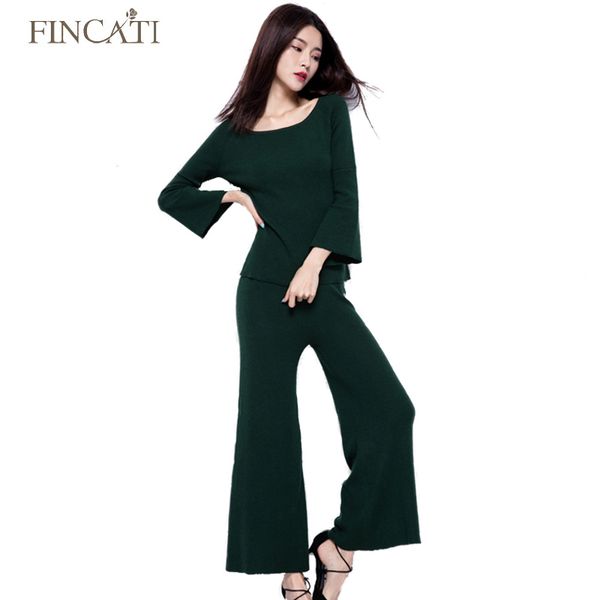 autumn winter cashmere blending women two pieces suit sets flare sleeve sweater + wide leg pants twin set outwear, White;black
autumn winter cashmere blending women two pieces suit sets flare sleeve sweater + wide leg pants twin set outwear, White;black