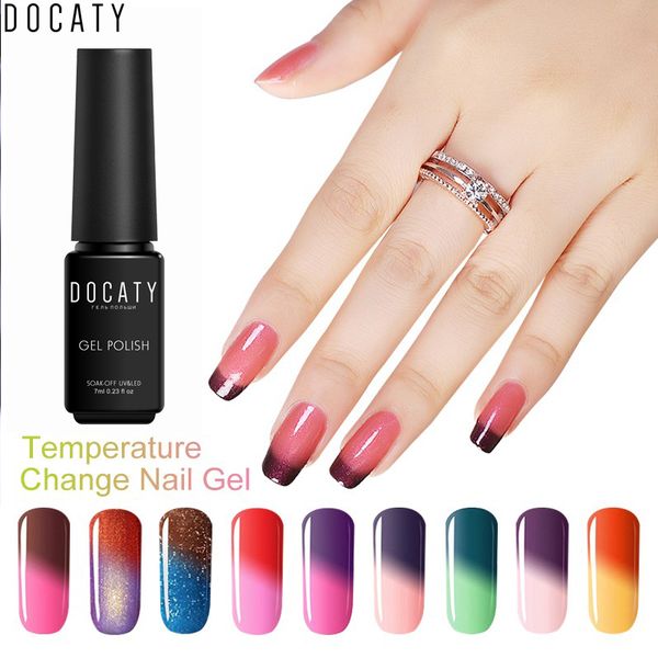 docaty luckly thermal color changing nail gel polish mood nail polish uv led semi permanent gellak thermo hybrid varnish, Red;pink
docaty luckly thermal color changing nail gel polish mood nail polish uv led semi permanent gellak thermo hybrid varnish, Red;pink
