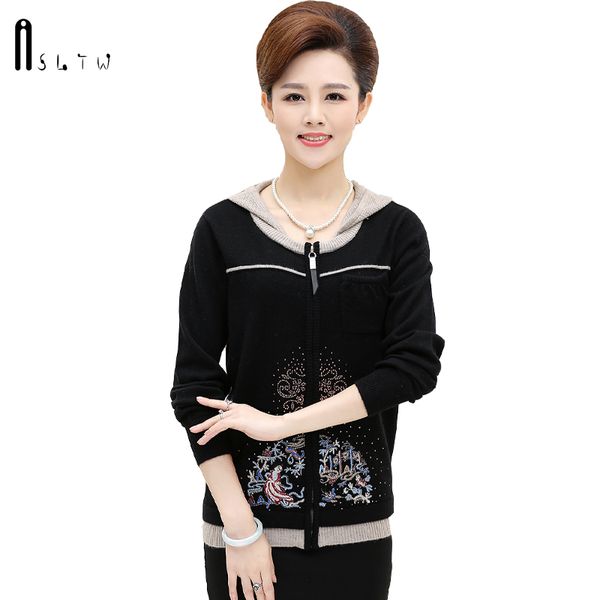 asltw cardigan coat new casual spring autumn women solid sweater plus size outwear coat with hooded cardigans for women, White;black
asltw cardigan coat new casual spring autumn women solid sweater plus size outwear coat with hooded cardigans for women, White;black